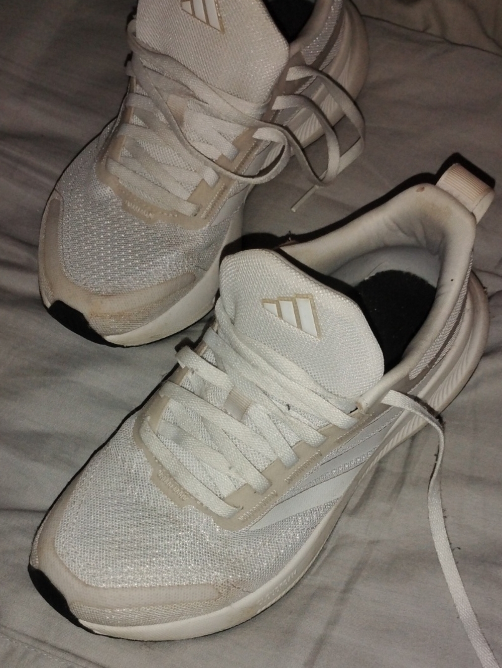 Kids White Athletic Sneakers